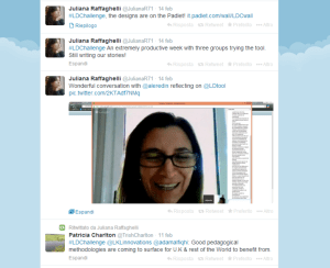 Reflexiones sobre la semana con el grupo "enredadas"